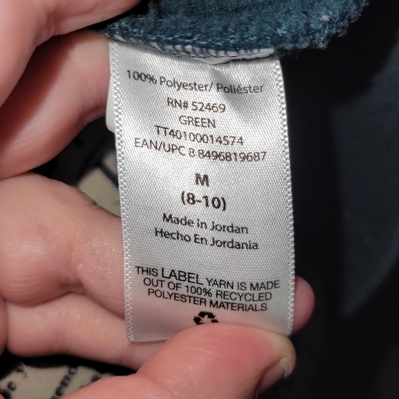 Time & tru 1/4 Zip Jacket Green Medium 8-10 women - Picture 3 of 6